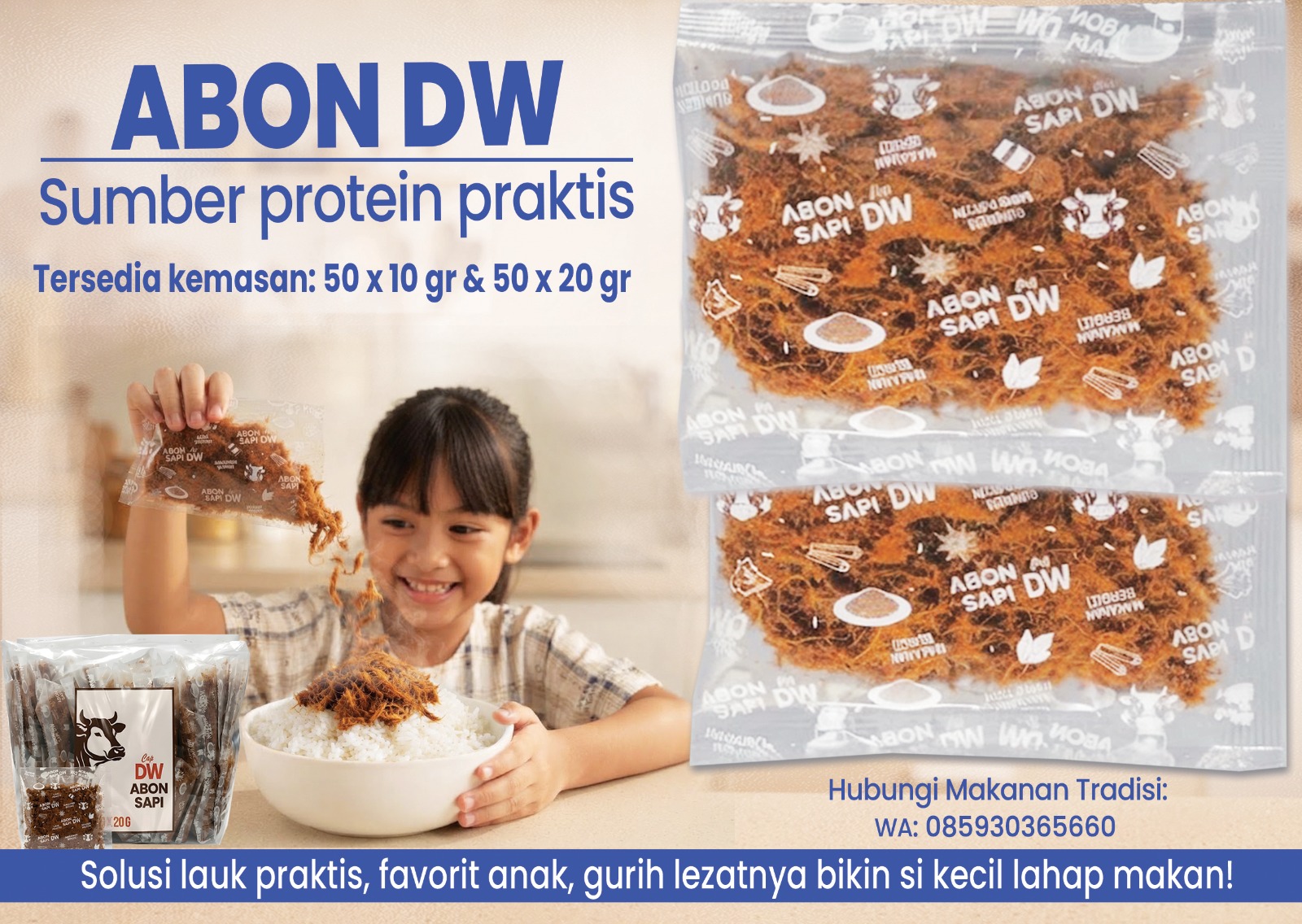 Abon Sapi Sachet DW